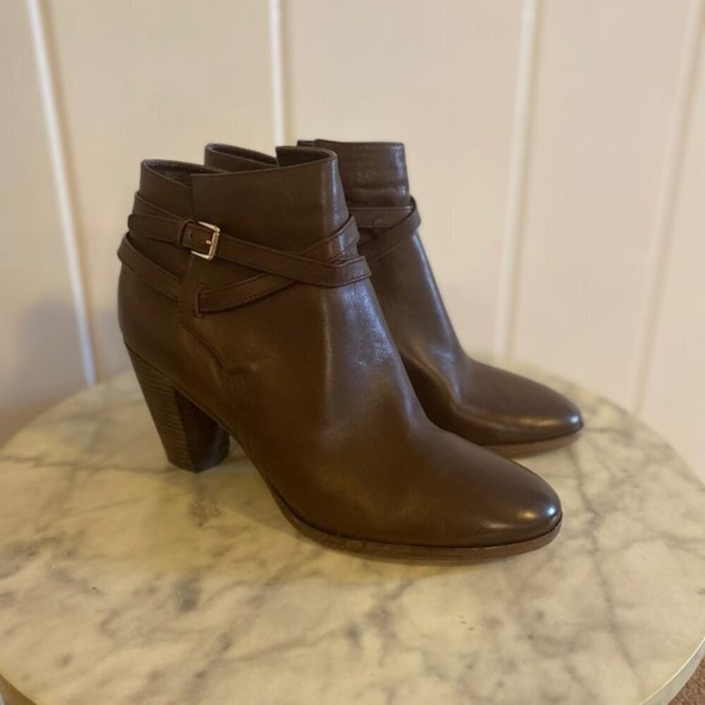 Cole Haan Hayes Leather Belt Bootie